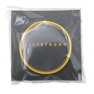 LIVESTRONG Yellow Wristband Lance Armstrong‎ NIKE Authentic Original XS-M 7"